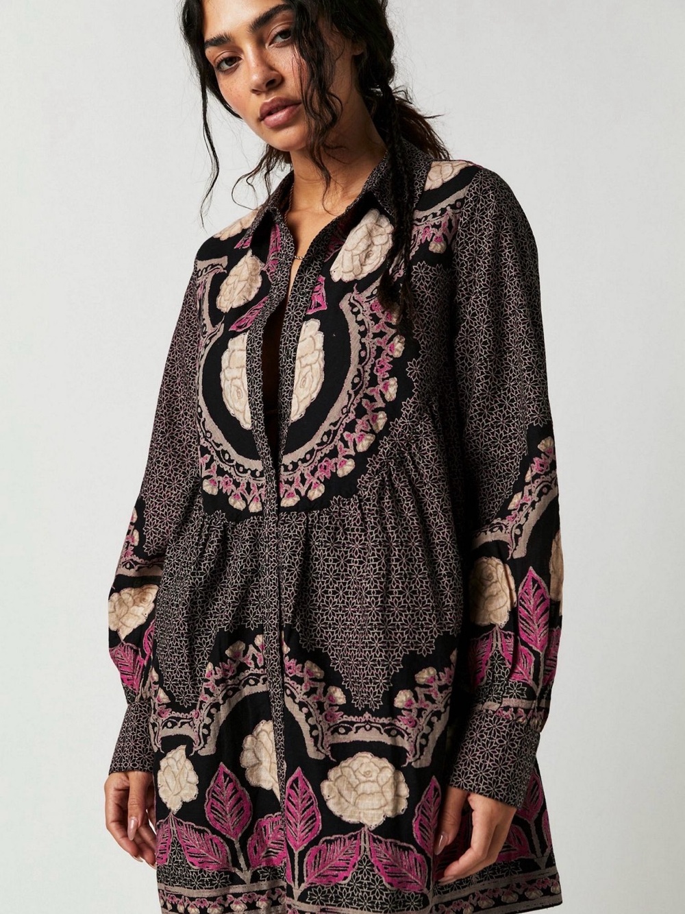 FREE PEOPLE SMELL THE ROSES DRESS SIZE SMALL